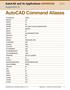 AutoCAD Command Aliases
