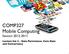 COMP327 Mobile Computing Session: Lecture Set 4 - Data Persistence, Core Data and Concurrency