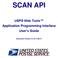 SCAN API. USPS Web Tools Application Programming Interface User s Guide. Document Version 2.4 (3/17/2017)