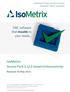 IsoMetrix. Service Pack System Enhancements