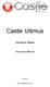 Castle Ultimus. Vibration Meter. Operating Manual.  Revision A
