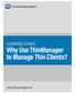 Why Use ThinManager to Manage Thin Clients?