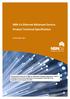 NBN Co Ethernet Bitstream Service Product Technical Specification 19 December 2013