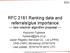 RFC 2181 Ranking data and referrals/glue importance --- new resolver algorithm proposal ---