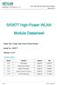 SKW77 High-Power WLAN. Module Datasheet