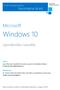 Windows 10. Microsoft. brezmejna strast. Uporabniška navodila. ko tehnologija postane. Avtor. Mentorica