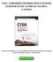 CISA: CERTIFIED INFORMATION SYSTEMS AUDITOR STUDY GUIDE BY DAVID L. CANNON