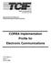 Sponsored by the Alliance for Telecommunications Industry Solutions. CORBA Implementation Profile for Electronic Communications