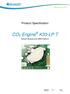 Product Specification. CO 2 Engine K33-LP T. Sensor Module and OEM Platform. Document PSP0120. Rev 4. Page 1 (13)