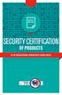 SECURITY CERTIFICATION