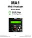 MA1 Midi Analyzer M Series Module ELM Video Technology, Inc.
