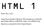 HTML 1. Peter Cho 161A
