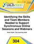 Identifying the Skills and Team Members Needed to Support Synchronous Online Sessions and Webinars