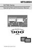 GOT900 Series. Operating Manual(Introductory Manual) MITSUBISHI Graphic Operation Terminal