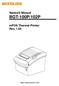 Network Manual BGT-100P/102P mpos Thermal Printer Rev. 1.00