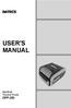 USER'S MANUAL ESC/POS Thermal Printer DPP-250