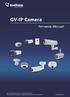 GV-IP Camera. Firmware Manual