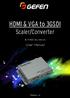 HDMI & VGA to 3GSDI Scaler/Converter