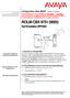 ROLM CBX 9751 (9005) Set Emulation (RP400) Configuration Note Version D (09/05)