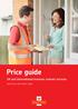 Price guide. UK and International business contract services