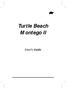 Turtle Beach Montego II. User s Guide