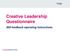 Creative Leadership Questionnaire
