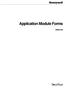 Application Module Forms AM88-500