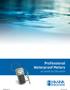 Professional Waterproof Meters. ph, ph/ise, EC/TDS and DO