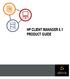 HP CLIENT MANAGER 6.1 PRODUCT GUIDE
