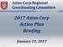 2017 Asian Carp Action Plan Briefing
