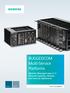 RUGGEDCOM Multi-Service Platforms. Modular Managed Layer 2 / 3 Ethernet Switches, Routers and Security Appliances.