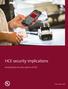 HCE security implications. Analyzing the security aspects of HCE