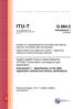 ITU-T. G Amendment 1 (02/2009)