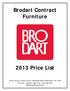 Brodart Contract Furniture 2013 Price List