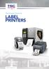 The Smarter Choice for LABEL Printers