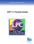 Common Power Format. CPF 1.1 Pocket Guide