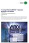 A Comprehensive WiMAX Operator Business Case Process White Paper By Haig Sarkissian and Randall Schwartz September 2007