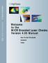 Welcome to the MICR Encoded Laser Checks Version 4.05 Manual