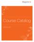 Course Catalog SPRING 2017