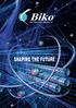 BIKO: Made in Italy, Quality, Style e Customer Care. Biko BENDING ROLLS