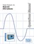Operations Manual. Model 622 UTEC Calibrator. Radian Research, Inc.