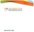 Table of Contents. University of Miami Information Technology SharePoint FAQs Page 2