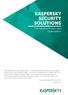 Kaspersky Security. The Power to Protect Your Organization