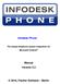 Infodesk Phone. Manual Version , Fischer Software Berlin