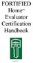 FORTIFIED Home Evaluator Certification Handbook
