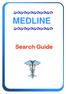 MEDLINE. Search Guide