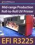 Mid-range Production Roll-to-Roll UV Printer EFI R3225