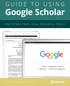 Google Scholar GUIDE TO USING AND OTHER FREE LEGAL RESEARCH TOOLS CHARITY ANASTASIO