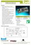 POWERLINE MODULES. In Partnership with. Low Power Embedded HomePlug AV Modules FEATURES APPLICATIONS MODULE BLOCK DIAGRAM