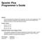 Spooler Plus Programmer s Guide